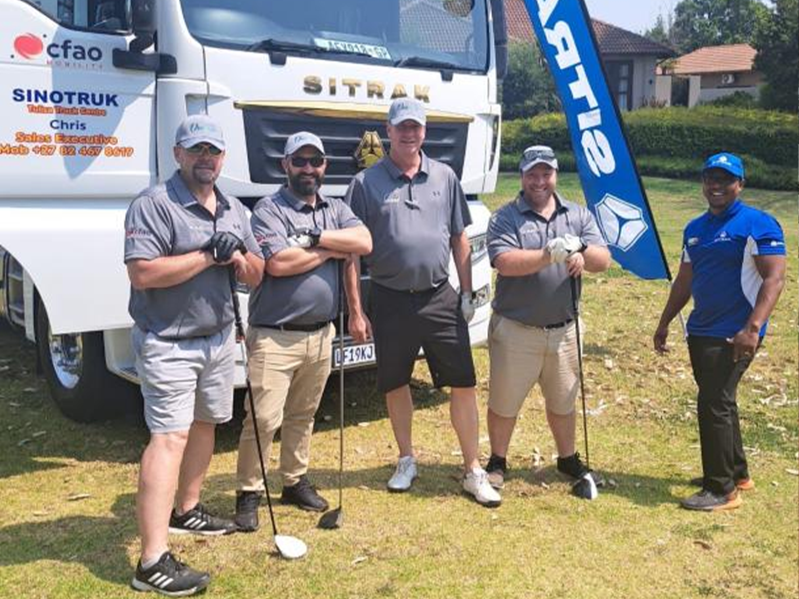 In 2023 ,South African Dealer CFAO Promotional Event at NWK Grip4 Charity Golfday